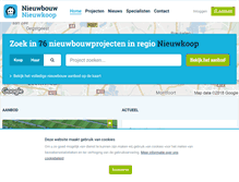 Tablet Screenshot of nieuwbouw-nieuwkoop.nl